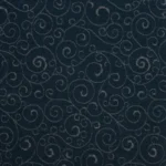 Contessa Scroll Dark Blue Carpet